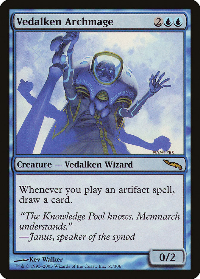 Vedalken Archmage [Mirrodin] Magic: The Gathering