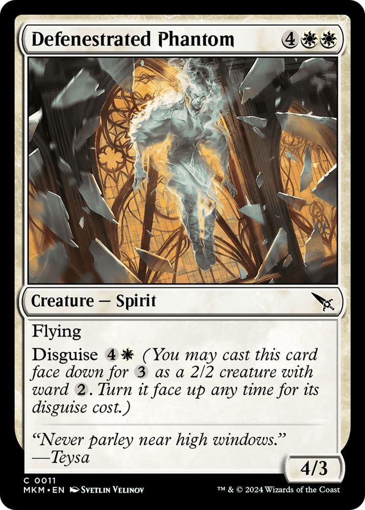 Defenestrated Phantom [Murders at Karlov Manor] Magic: The Gathering