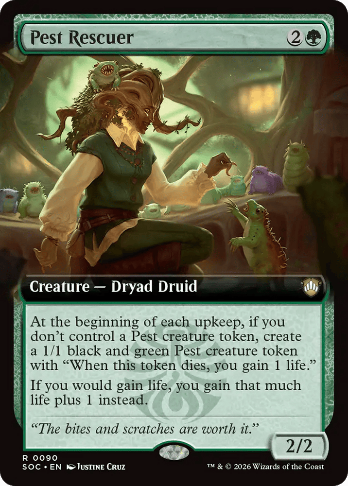 Pest Rescuer (Extended Art) [Secrets of Strixhaven Commander]