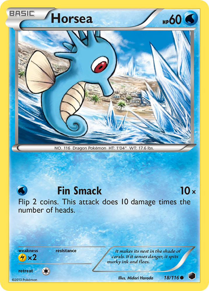 Horsea (18/116) [Black & White: Plasma Freeze] Pokémon
