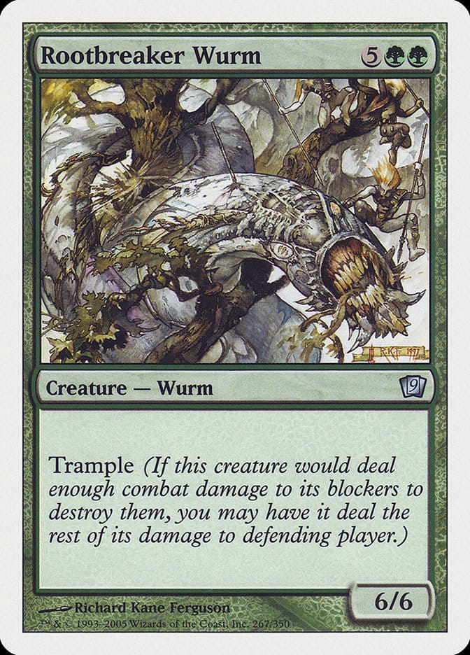 Rootbreaker Wurm [Ninth Edition] Magic: The Gathering