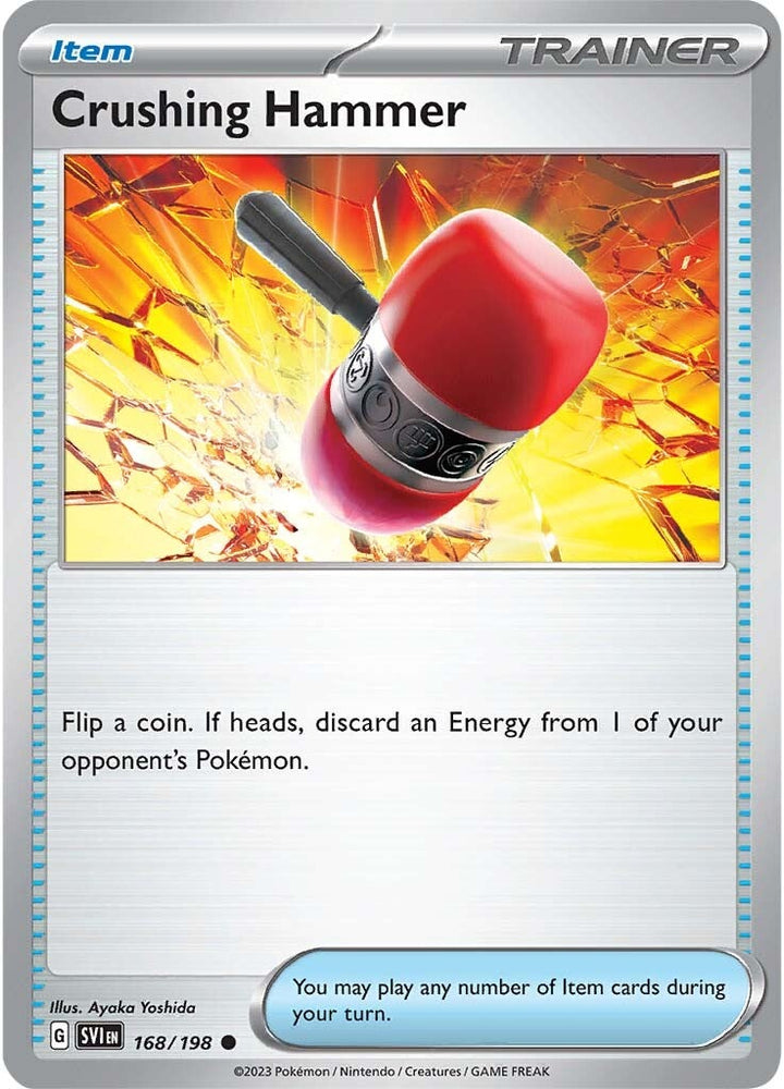 Crushing Hammer (168/198) [Scarlet & Violet: Base Set] Pokémon