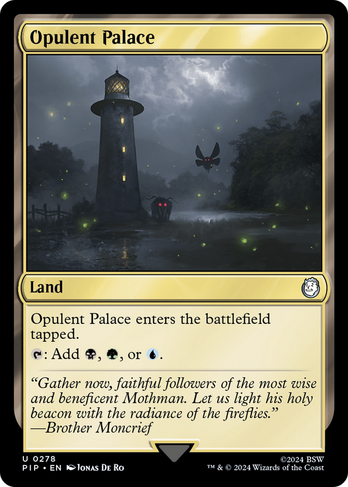 Opulent Palace [Fallout] Magic: The Gathering