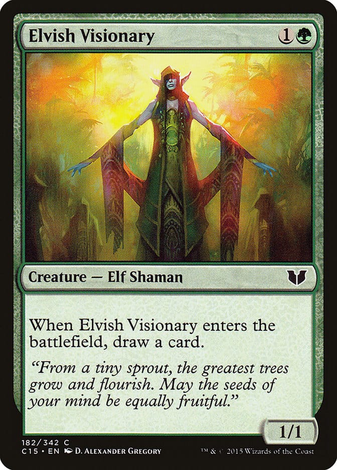 Elvish Visionary [Commander 2015] Magic: The Gathering
