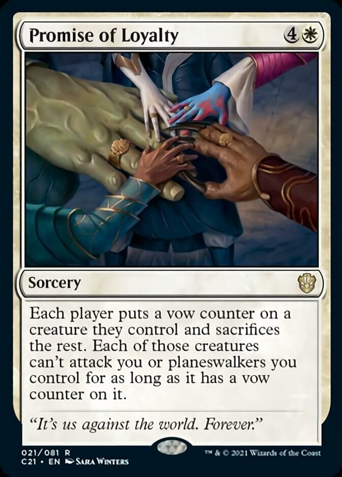 Promise of Loyalty [Commander 2021] Magic: The Gathering