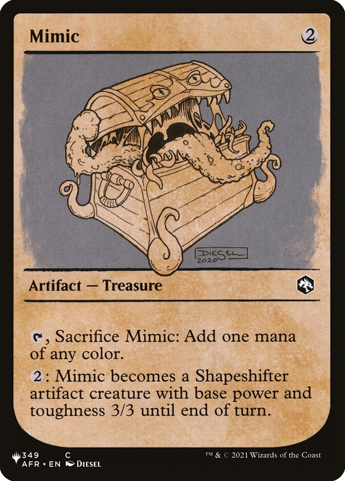 Mimic (Showcase) [The List] Magic: The Gathering