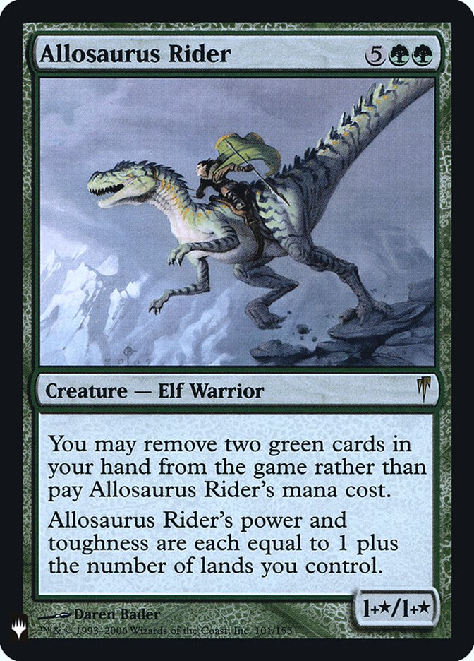Allosaurus Rider [Mystery Booster] Magic: The Gathering