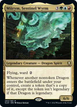 Miirym, Sentinel Wyrm [Commander Legends: Battle for Baldur's Gate] Magic: The Gathering