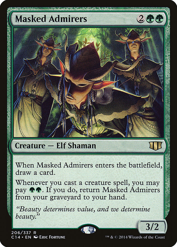 Masked Admirers [Commander 2014] Magic: The Gathering