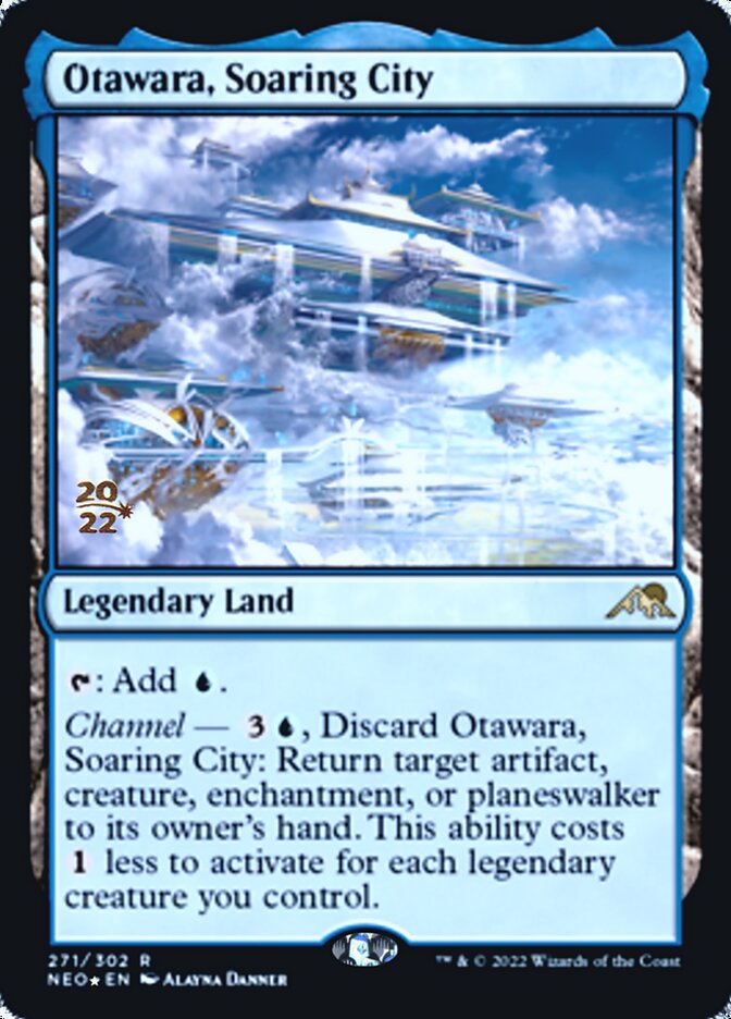 Otawara, Soaring City [Kamigawa: Neon Dynasty Prerelease Promos] Magic: The Gathering