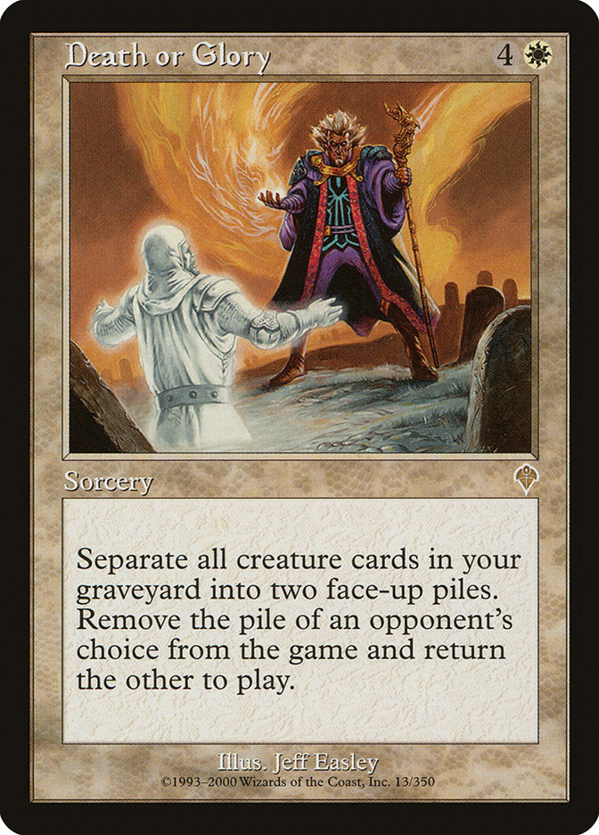 Death or Glory [Invasion] Magic: The Gathering