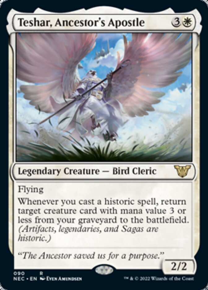 Teshar, Ancestor's Apostle [Kamigawa: Neon Dynasty Commander] Magic: The Gathering