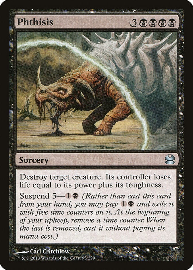 Phthisis [Modern Masters] Magic: The Gathering