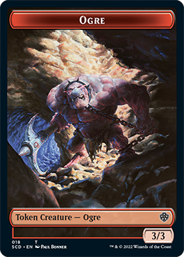 Ogre // Zombie Double-Sided Token [Starter Commander Decks] Magic: The Gathering
