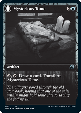 Mysterious Tome // Chilling Chronicle [Innistrad: Double Feature] Magic: The Gathering
