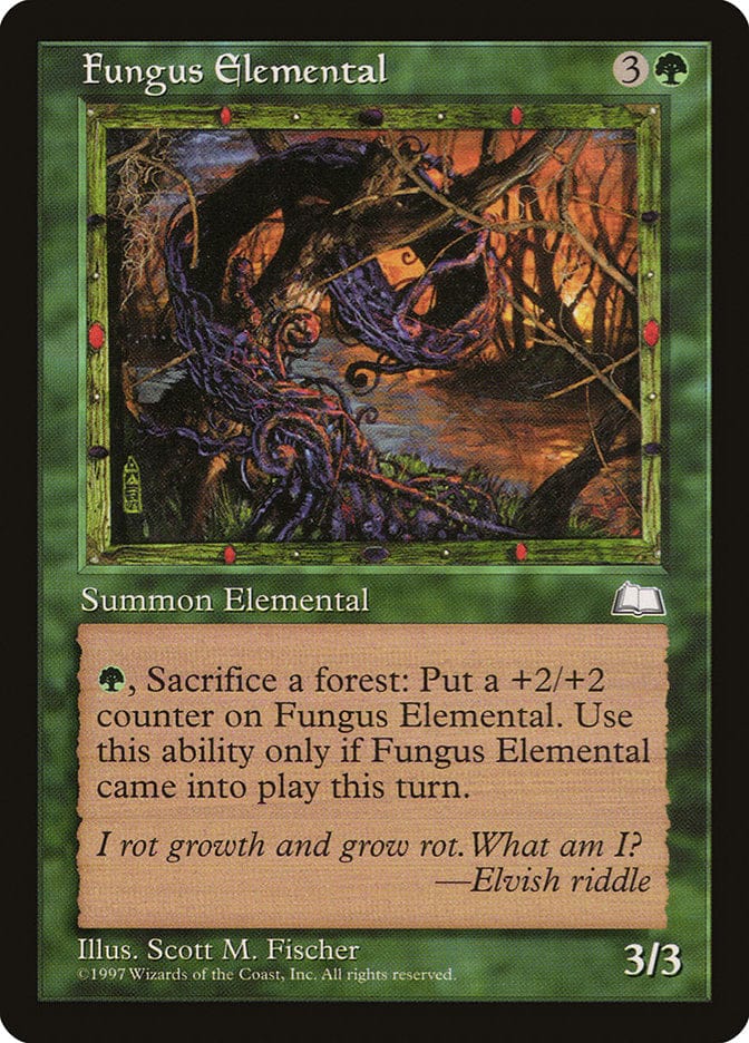 Fungus Elemental [Weatherlight] Magic: The Gathering