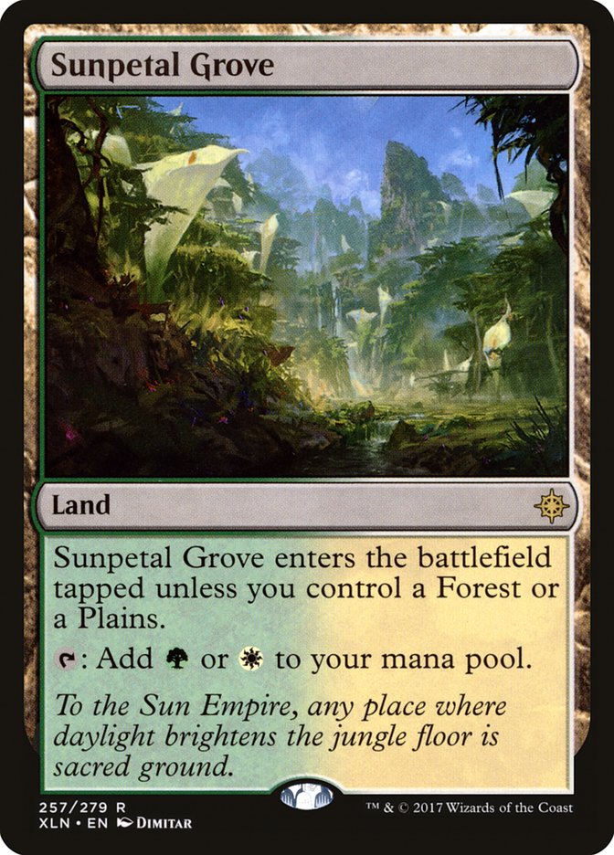 Sunpetal Grove [Ixalan] Magic: The Gathering