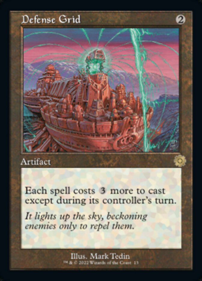 Defense Grid (Retro) [The Brothers' War Retro Artifacts] Magic: The Gathering