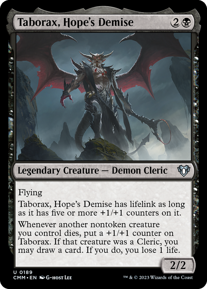 Taborax, Hope's Demise [Commander Masters] Magic: The Gathering