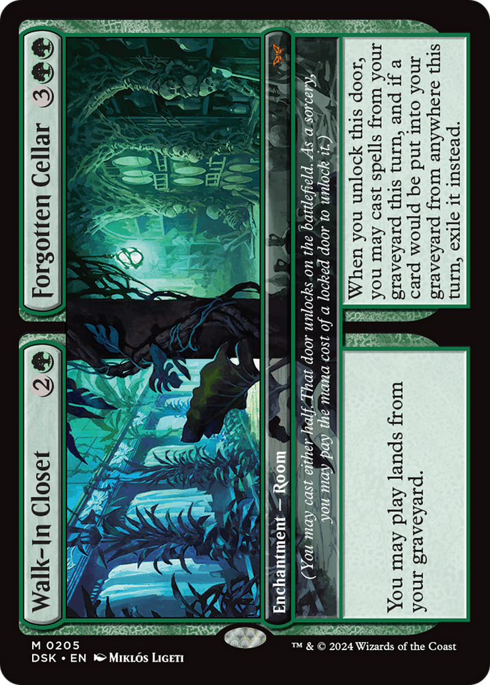Walk-In Closet // Forgotten Cellar [Duskmourn: House of Horror] Magic: The Gathering