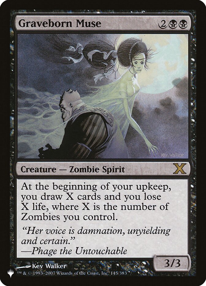 Graveborn Muse [The List] Magic: The Gathering