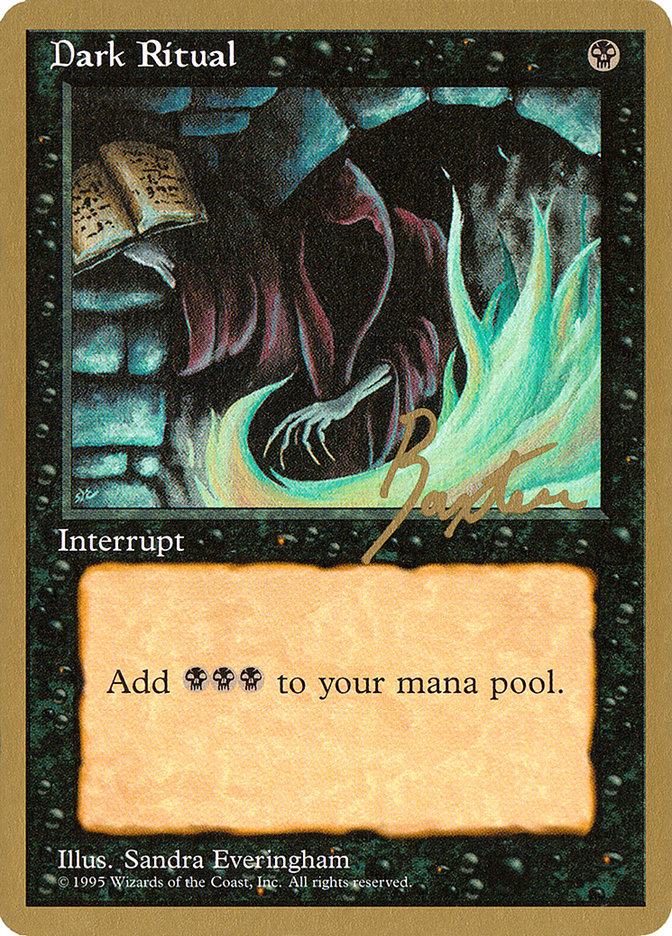 Dark Ritual (George Baxter) [Pro Tour Collector Set] Magic: The Gathering