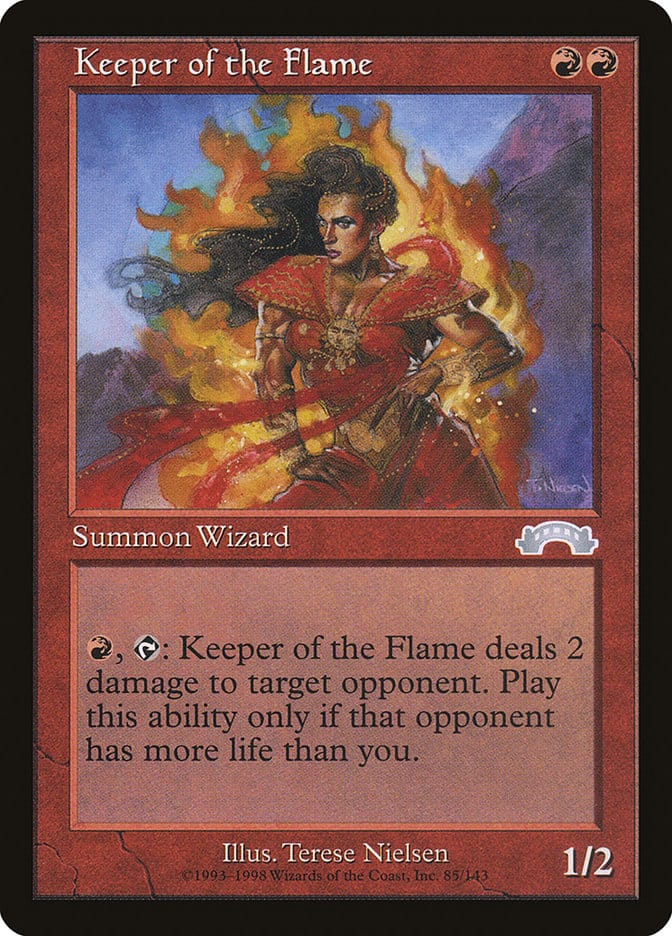 Keeper of the Flame [Exodus] Magic: The Gathering