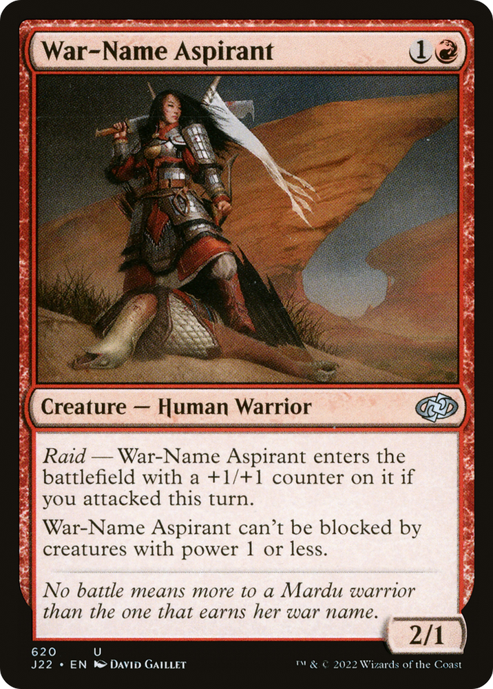 War-Name Aspirant [Jumpstart 2022] Magic: The Gathering