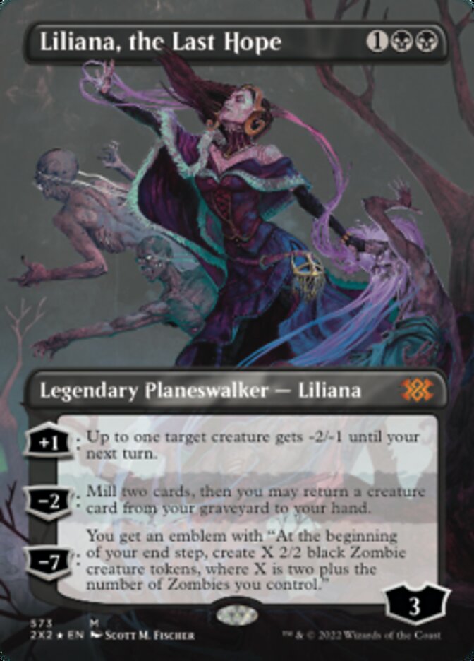 Liliana, the Last Hope (Textured Foil) [Double Masters 2022] Magic: The Gathering