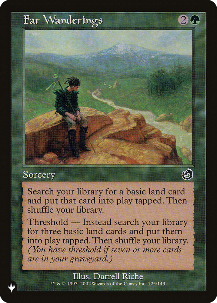 Far Wanderings [The List] Magic: The Gathering