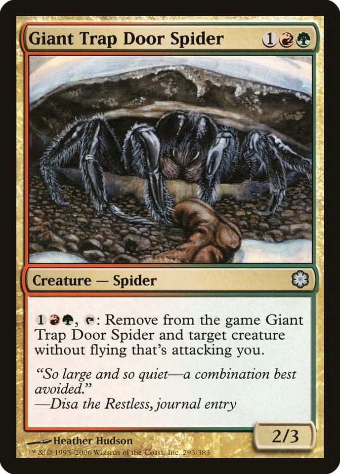 Giant Trap Door Spider [Coldsnap Theme Decks] Magic: The Gathering