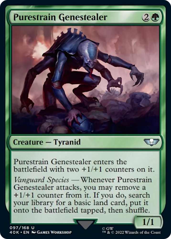 Purestrain Genestealer [Warhammer 40,000] Magic: The Gathering