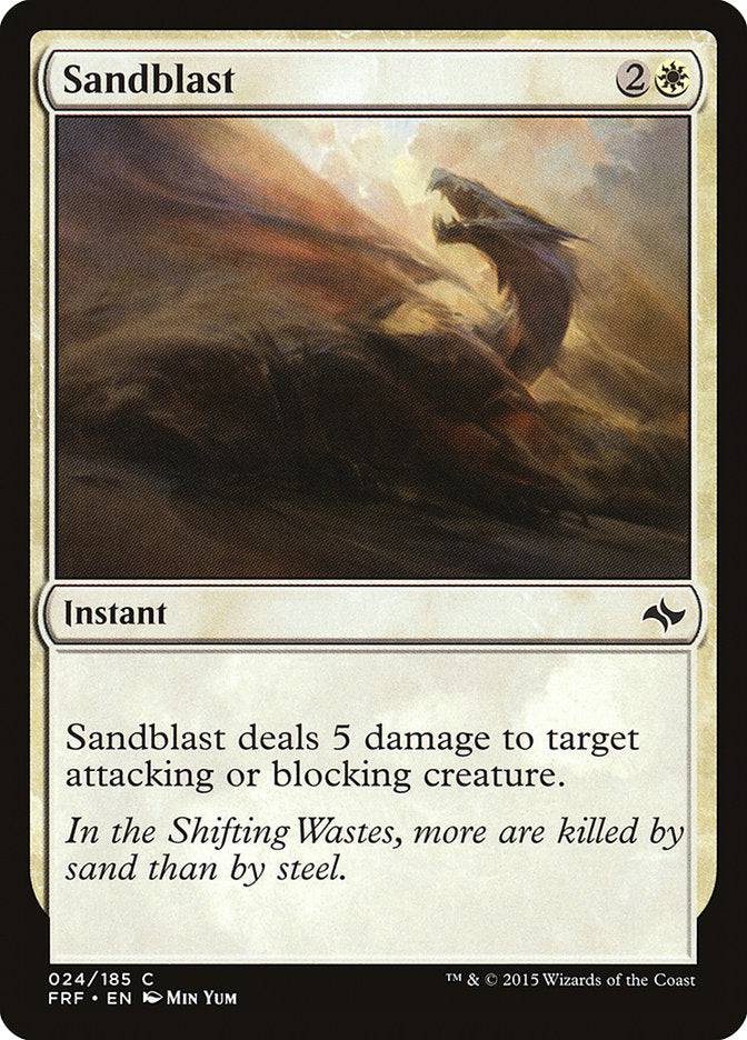 Sandblast [Fate Reforged] Magic: The Gathering