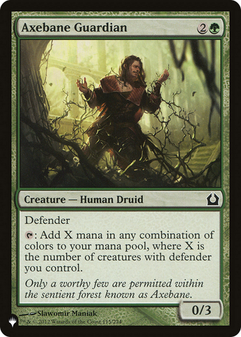 Axebane Guardian [The List] Magic: The Gathering