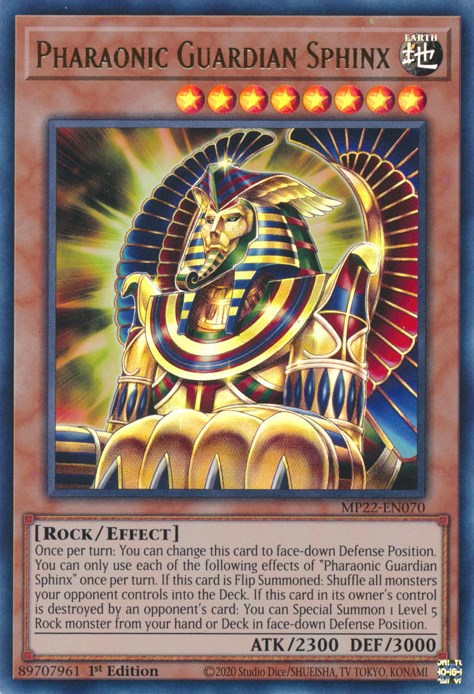 Pharaonic Guardian Sphinx [MP22-EN070] Ultra Rare - Yugioh Cards For Your TCG Needs!