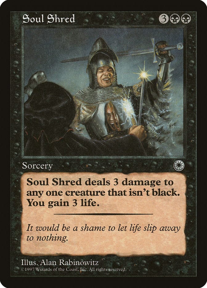 Soul Shred [Portal] Magic: The Gathering