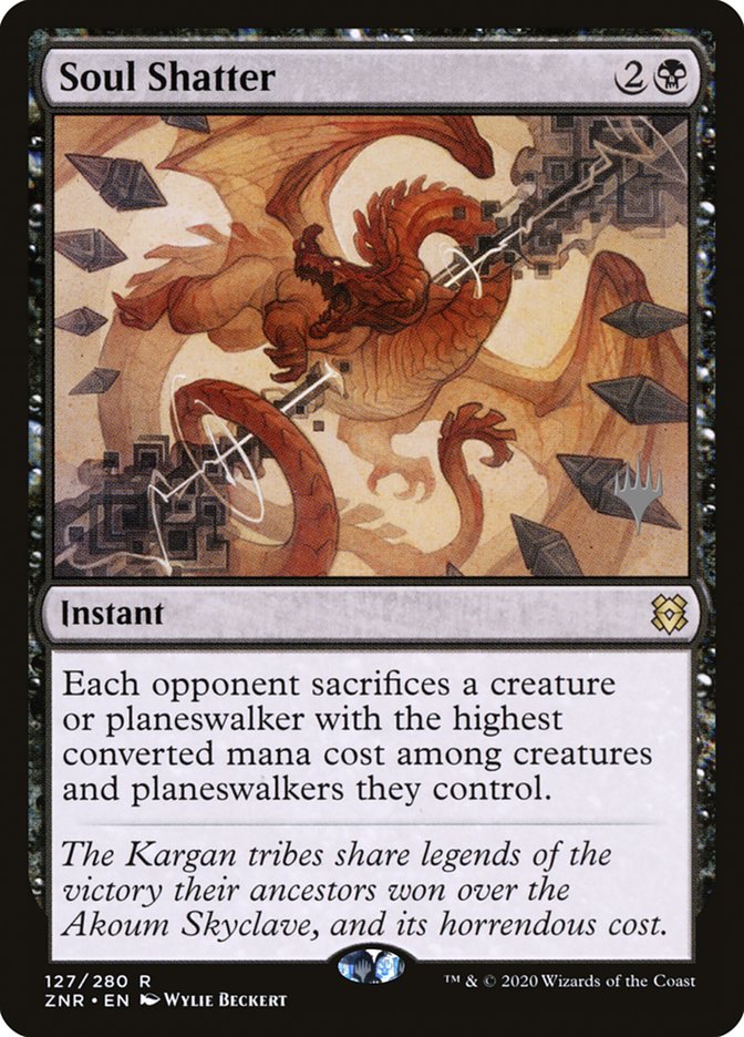 Soul Shatter (Promo Pack) [Zendikar Rising Promos] Magic: The Gathering