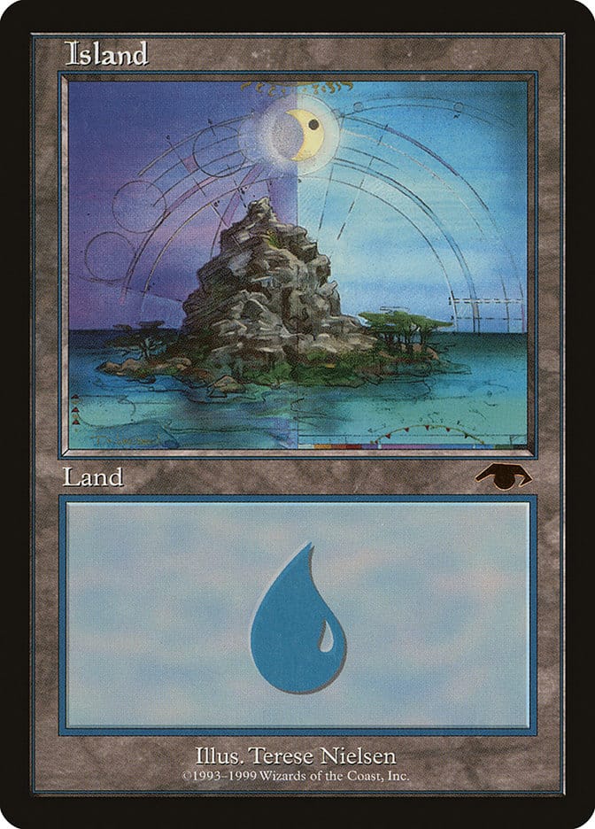 Island (2) [Guru] Magic: The Gathering