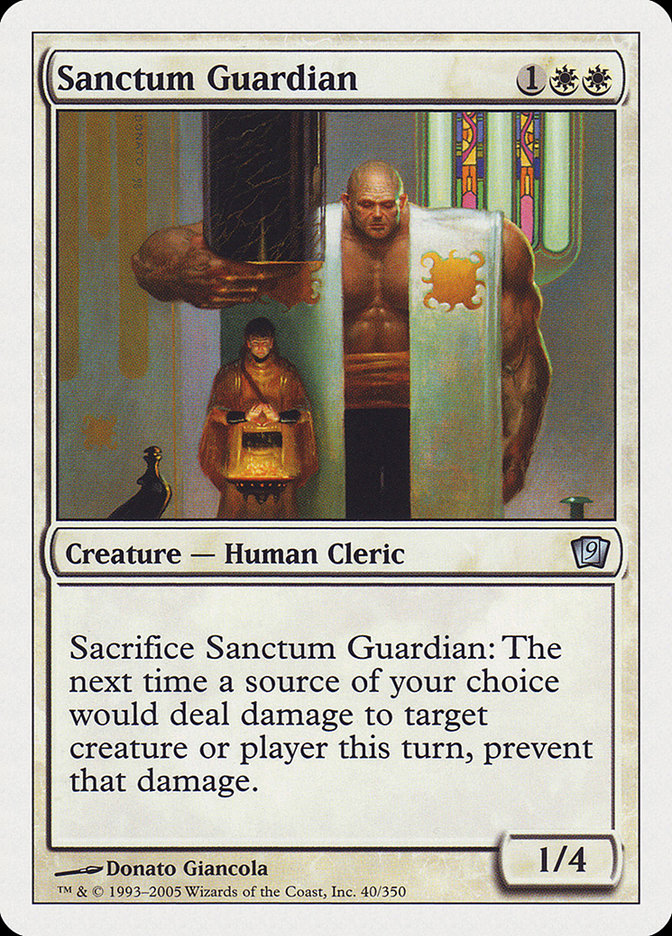 Sanctum Guardian [Ninth Edition] Magic: The Gathering