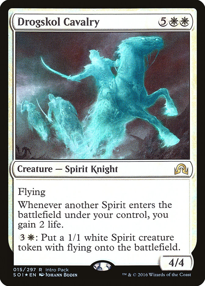 Drogskol Cavalry (Intro Pack) [Shadows over Innistrad Promos] Magic: The Gathering