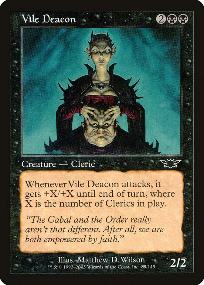 Vile Deacon [Legions] Magic: The Gathering