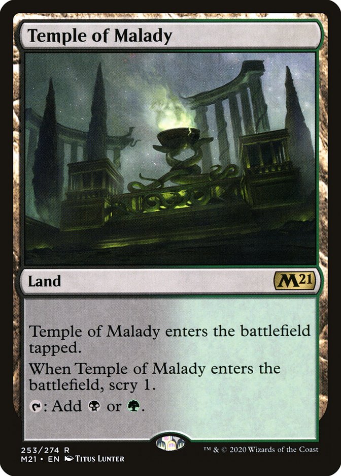 Temple of Malady [Core Set 2021] Magic: The Gathering