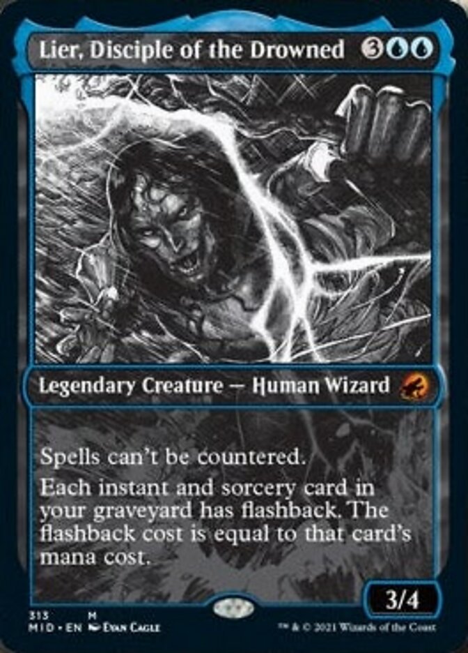 Lier, Disciple of the Drowned (Showcase Eternal Night) [Innistrad: Midnight Hunt] Magic: The Gathering
