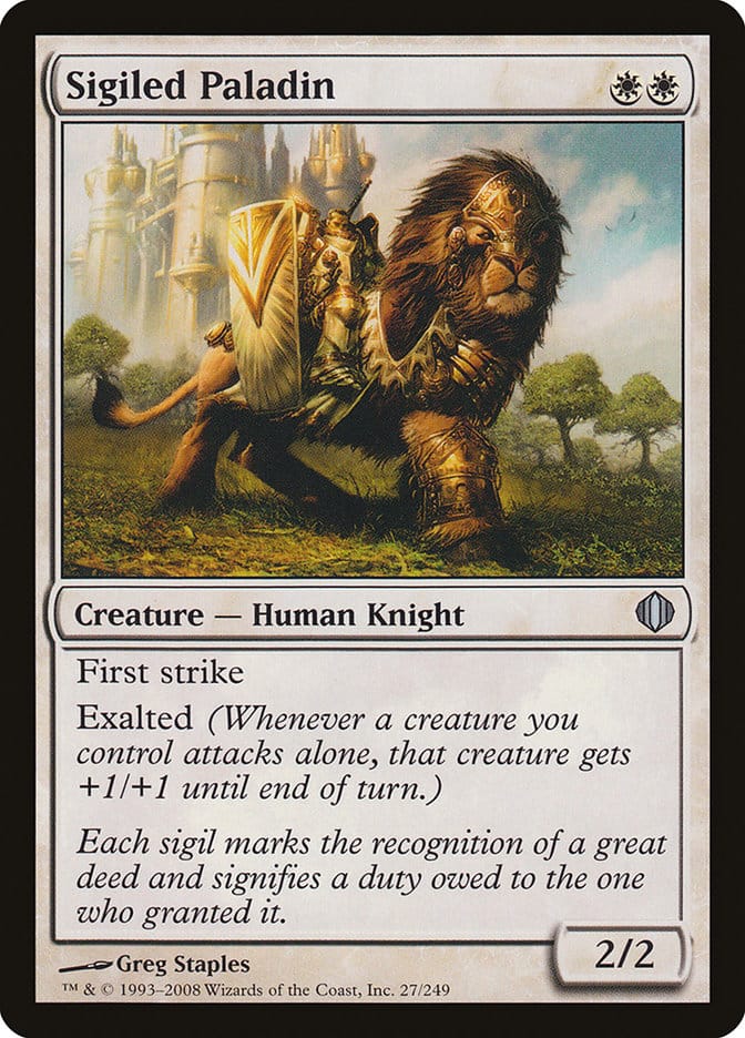 Sigiled Paladin [Shards of Alara] Magic: The Gathering