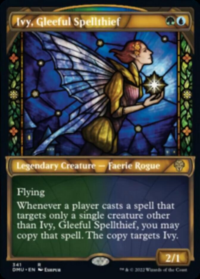 Ivy, Gleeful Spellthief (Showcase Textured) [Dominaria United] Magic: The Gathering