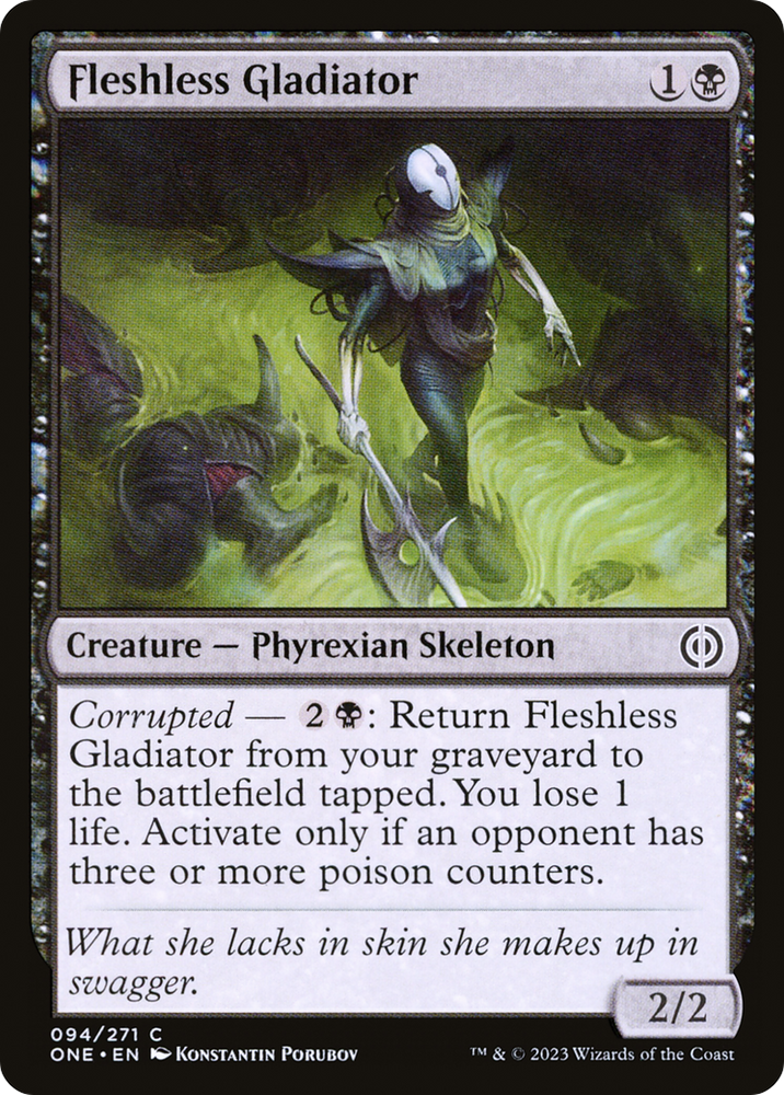 Fleshless Gladiator [Phyrexia: All Will Be One] Magic: The Gathering