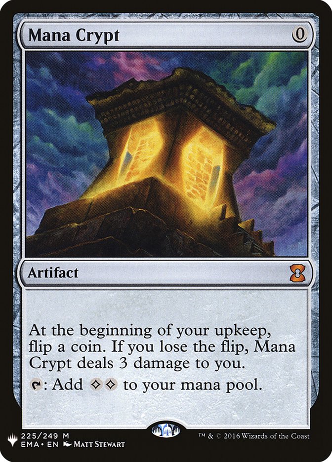 Mana Crypt [Mystery Booster] Magic: The Gathering