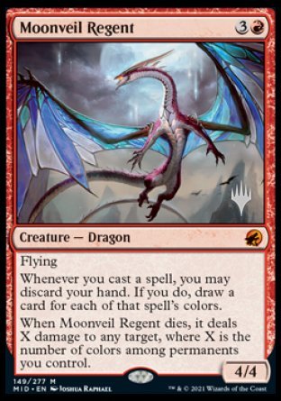 Moonveil Regent (Promo Pack) [Innistrad: Midnight Hunt Promos] Magic: The Gathering