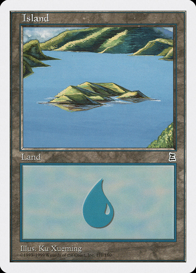 Island (171) [Portal Three Kingdoms] Magic: The Gathering