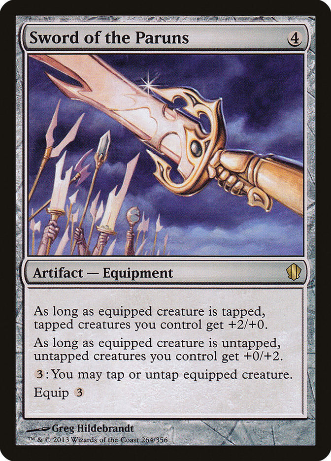 Sword of the Paruns [Commander 2013] Magic: The Gathering